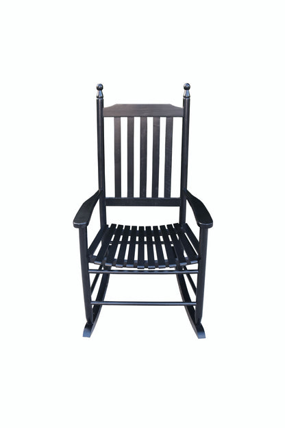 wooden porch rocker chair BLACK